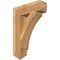 Ekena Millwork Thorton Arts & Crafts Rough Sawn Bracket, Western Red Cedar, 6"W x 24"D x 32"H BKT06X24X32THR03RWR - alternate 1